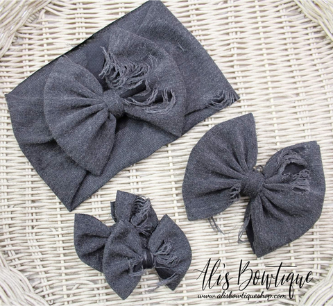 Charcoal Distressed