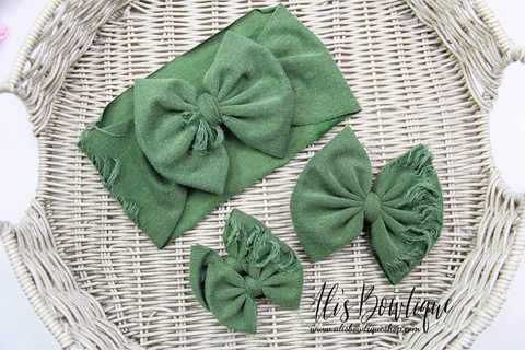 Olive Green Distressed