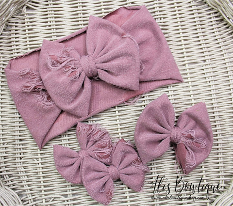 Mauve Distressed